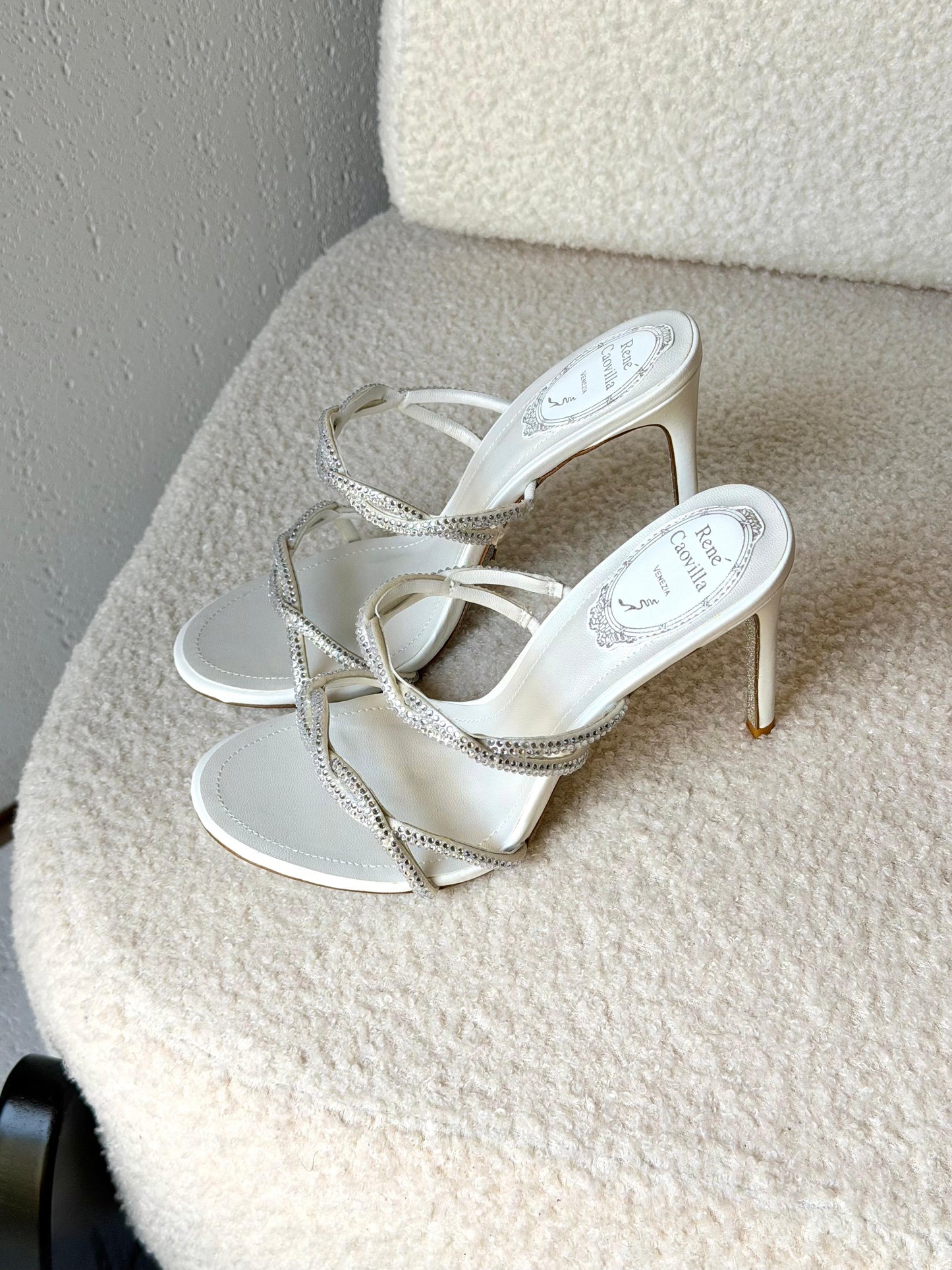 René Caovilla Braid sandals