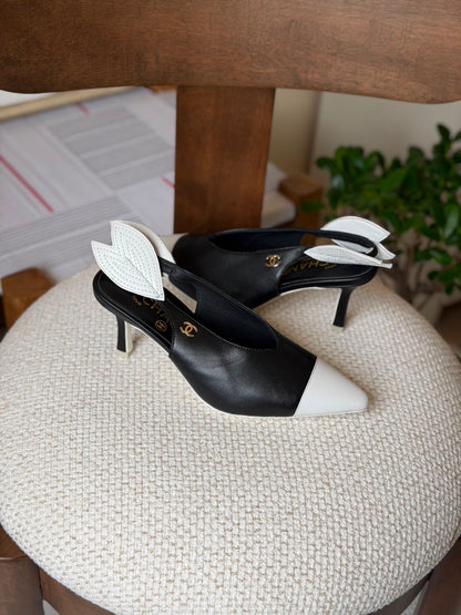 Chanel Lambskin Slingbacks