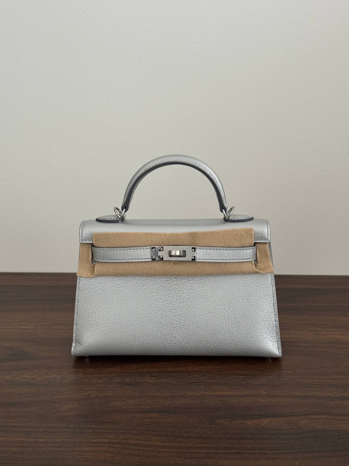 HERMES MINI KELLY CHEVRE CHAMKILIGHT GHW (K:2025)
