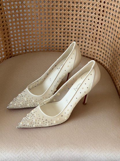 Christian Louboutin Miss Z Degrastrass Perla Pumps