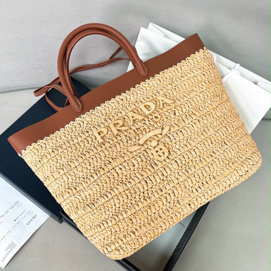 Available Prada beach tote