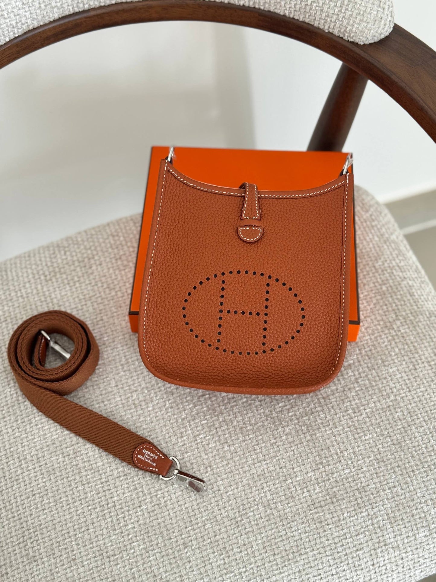 HERMES evelyne 16 CM full handmade