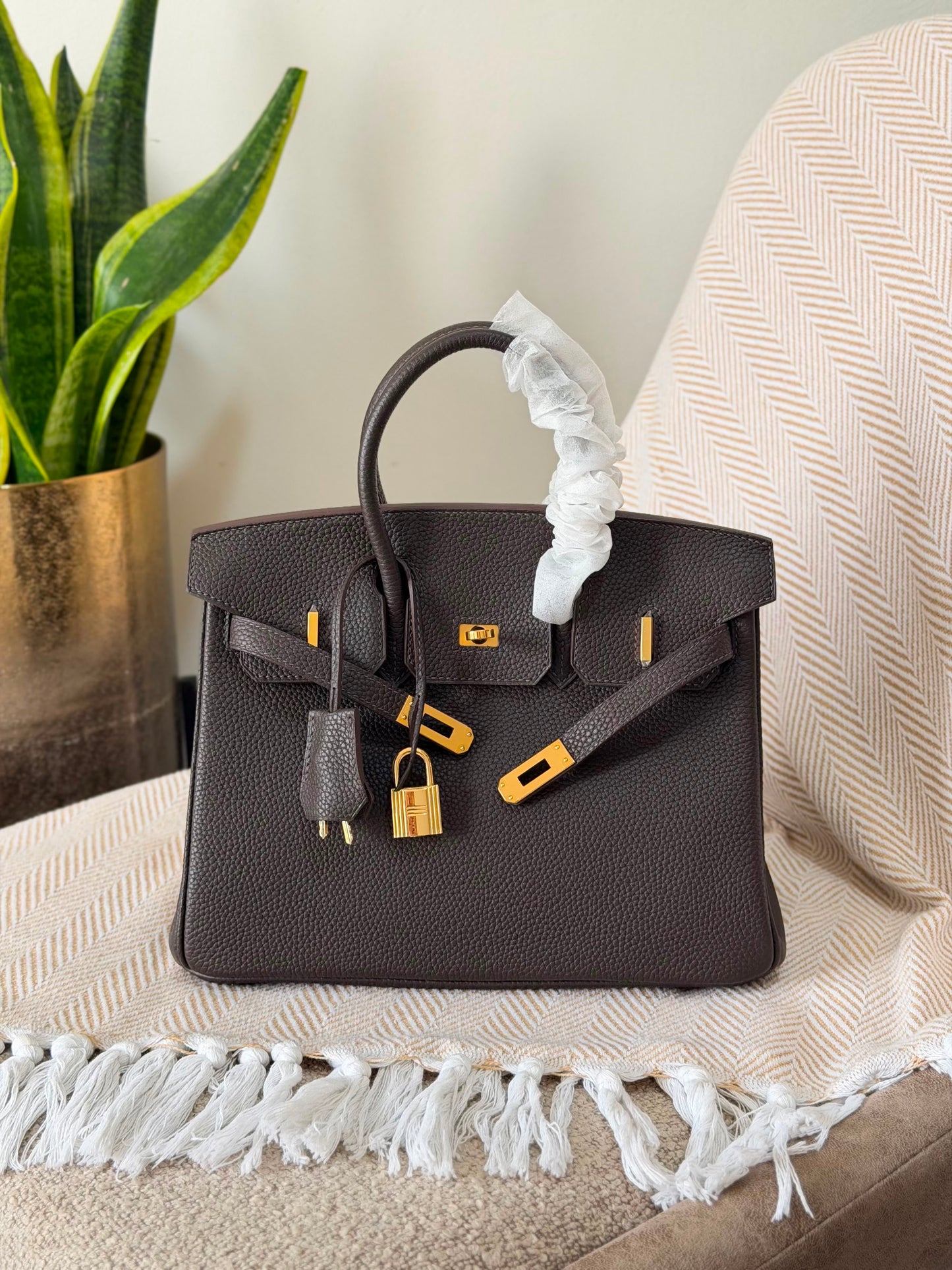 HERMES Birkin 25 full handmade quality
