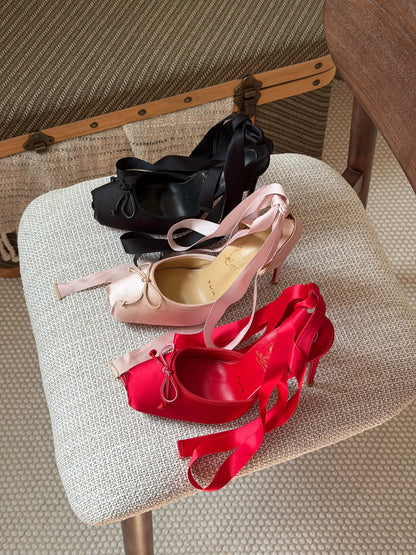 Christian Louboutin Cassia Lace-Up 100 mm Pumps