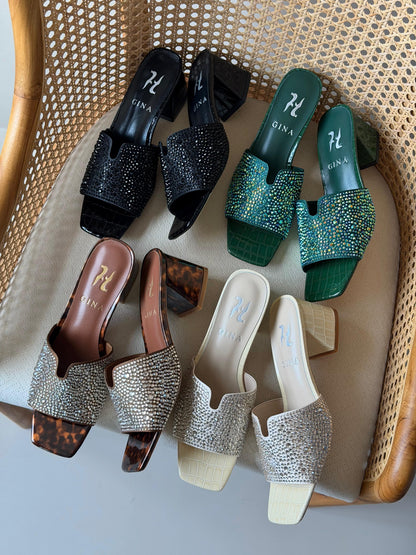 FLORENCE' Mules in Louis Leather by GINA