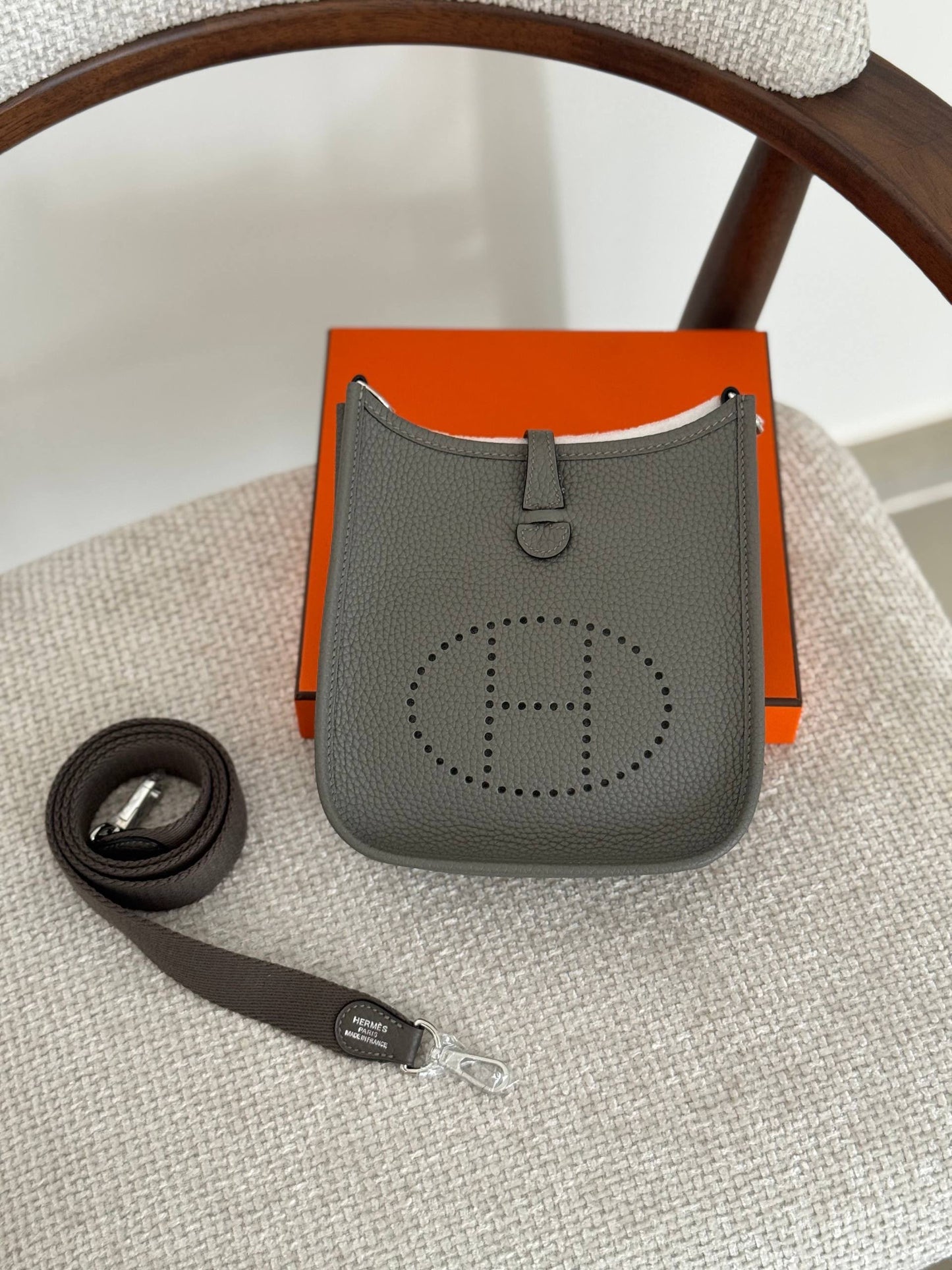 HERMES evelyne 16 CM full handmade