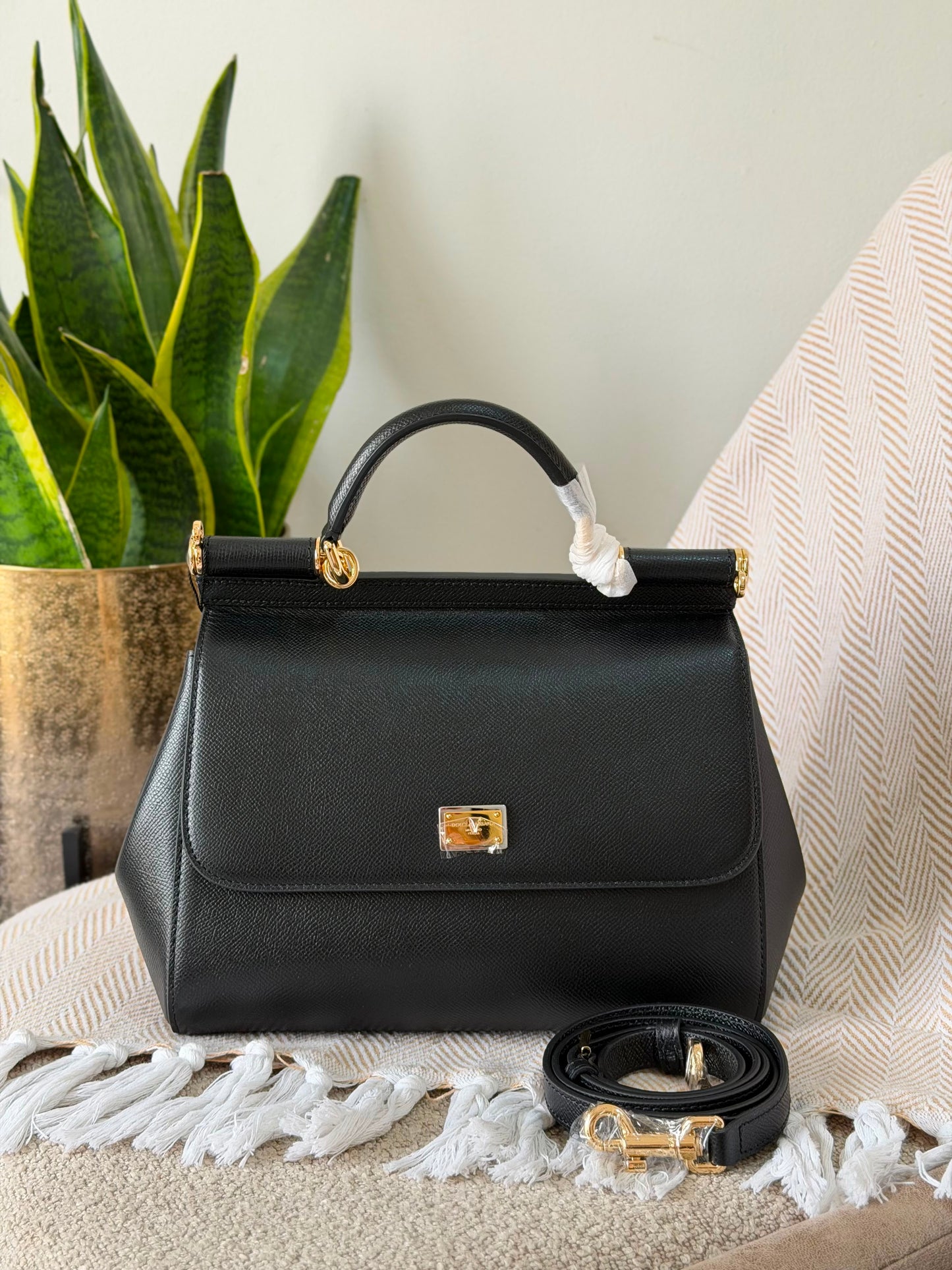 Dolce & Gabbana  Dauphine Calfskin Sicily Bag 25 CM