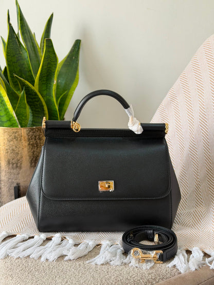 Dolce & Gabbana  Dauphine Calfskin Sicily Bag 25 CM