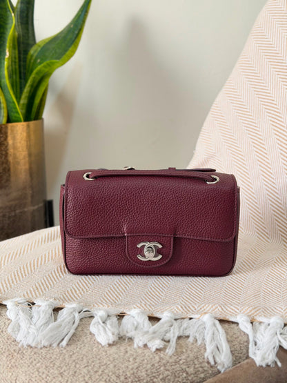 Chanel SS26 Maxi Flap Bag silver hardware 20 CM