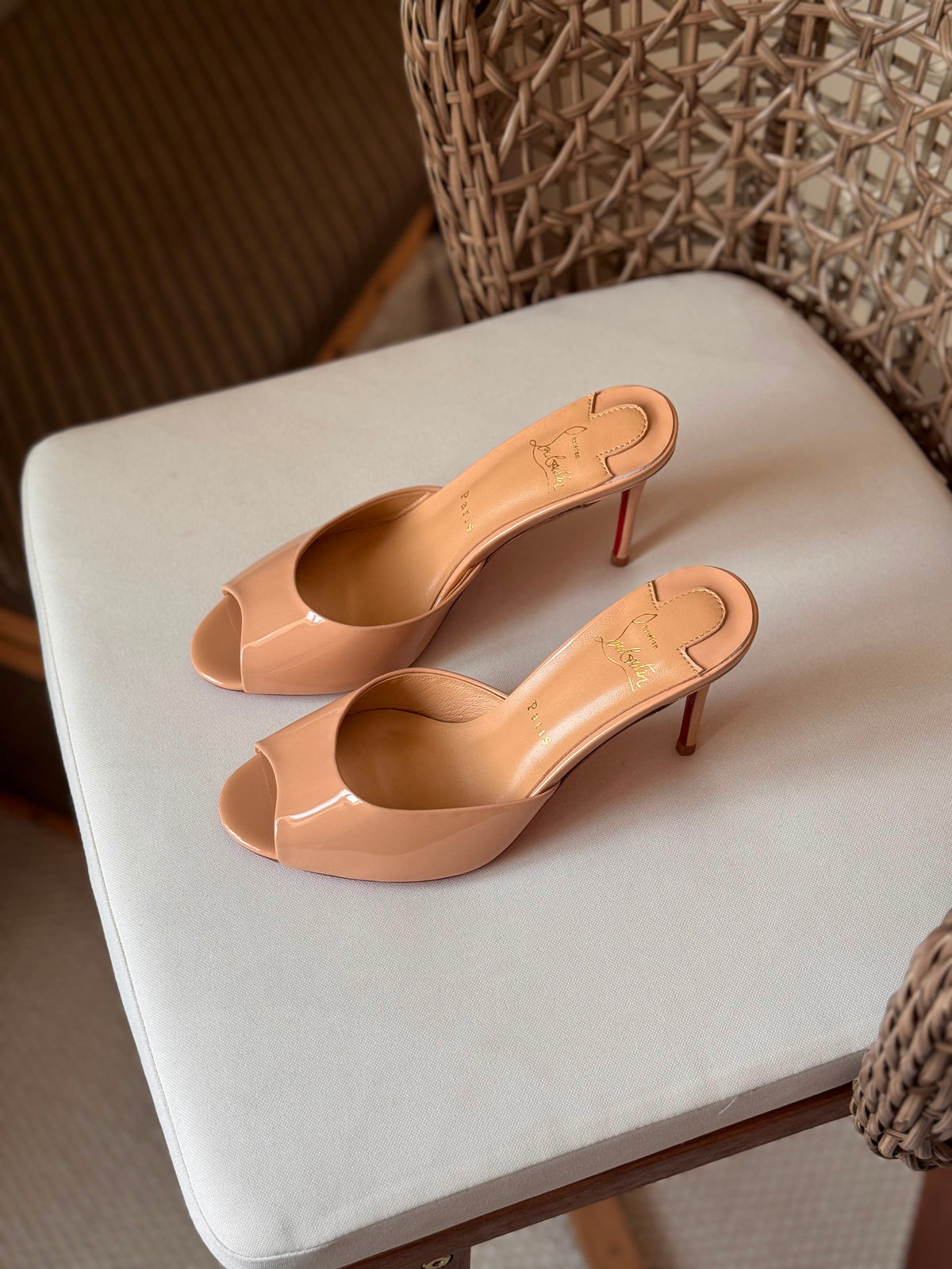 Christian Louboutin "Me Dolly" mules featuring