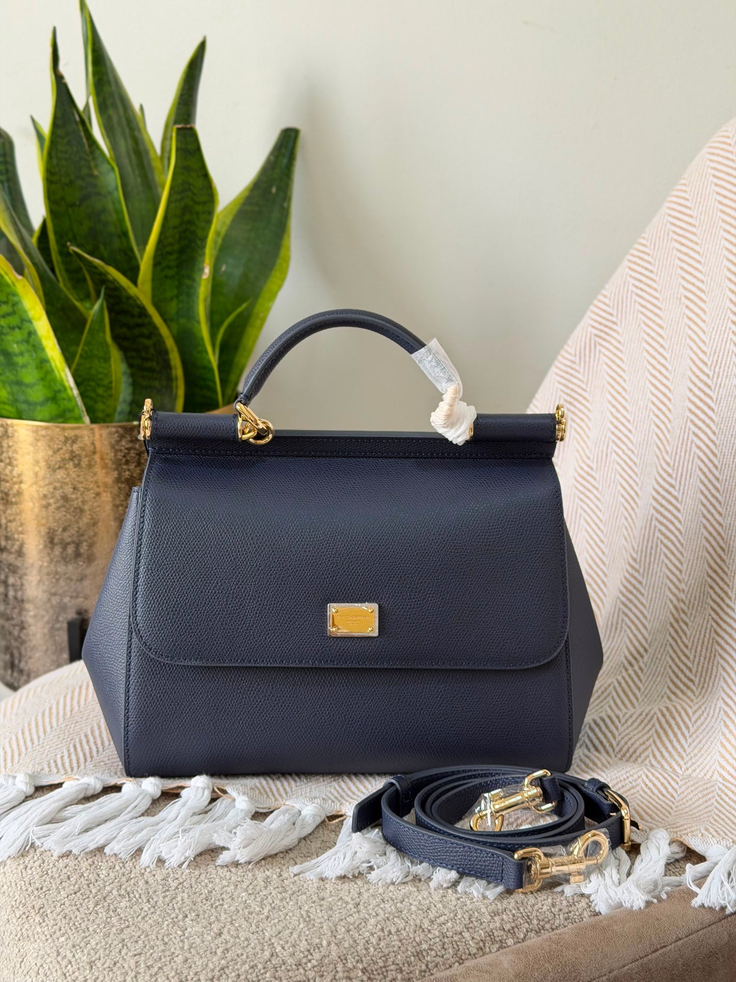 Dolce & Gabbana  Dauphine Calfskin Sicily Bag 25 CM