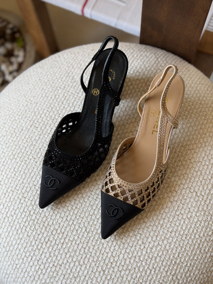 Chanel slingback pumps