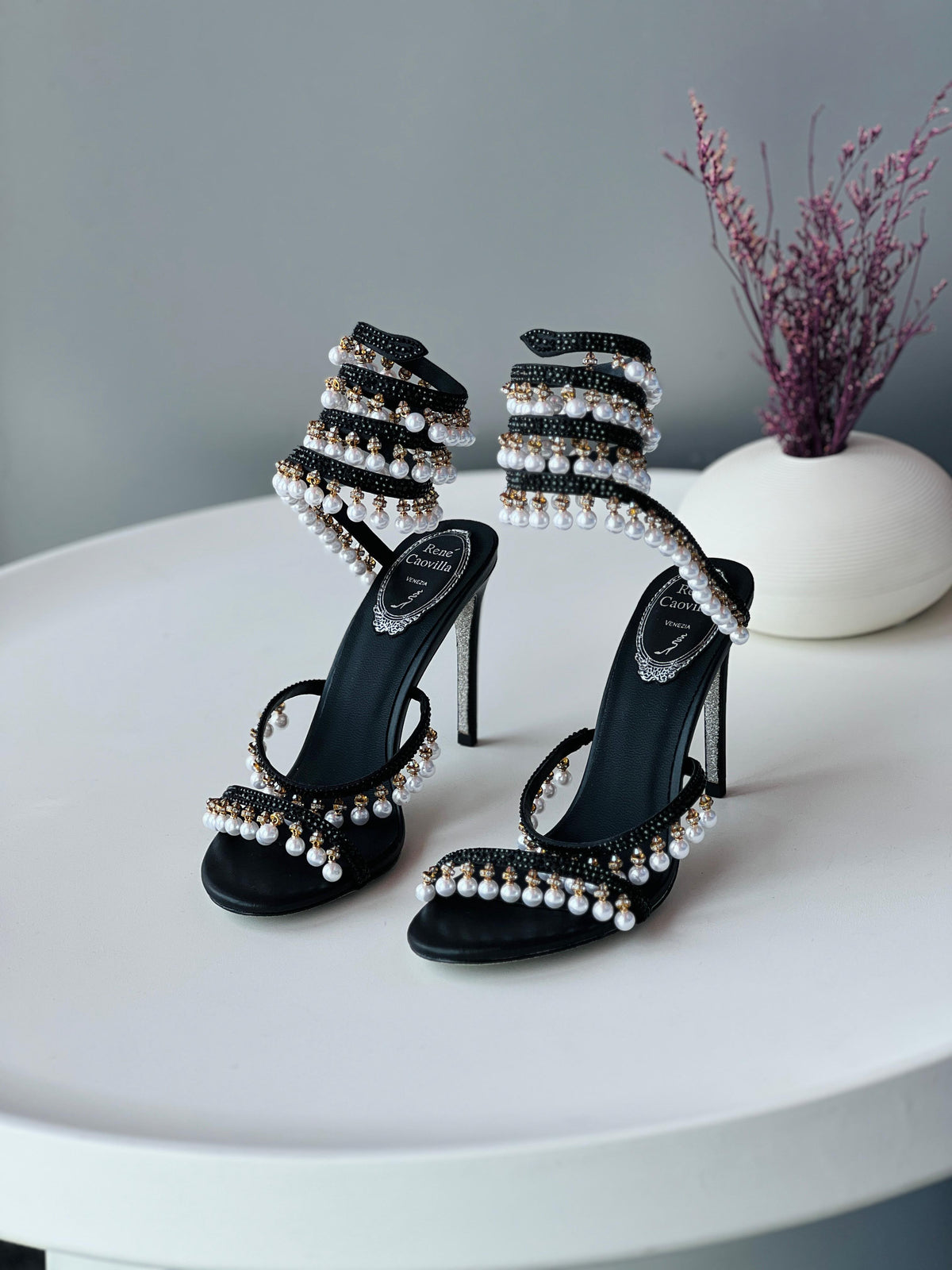 René Caovilla Chandelier sandals
