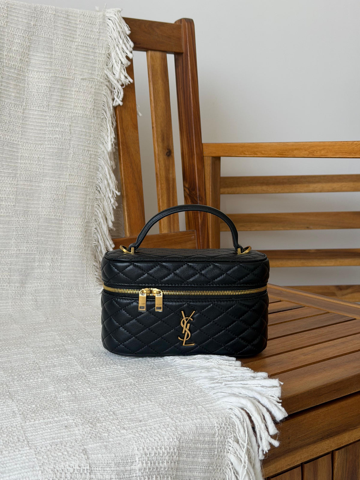 Saint Laurent Gaby mini vanity bags 19CM