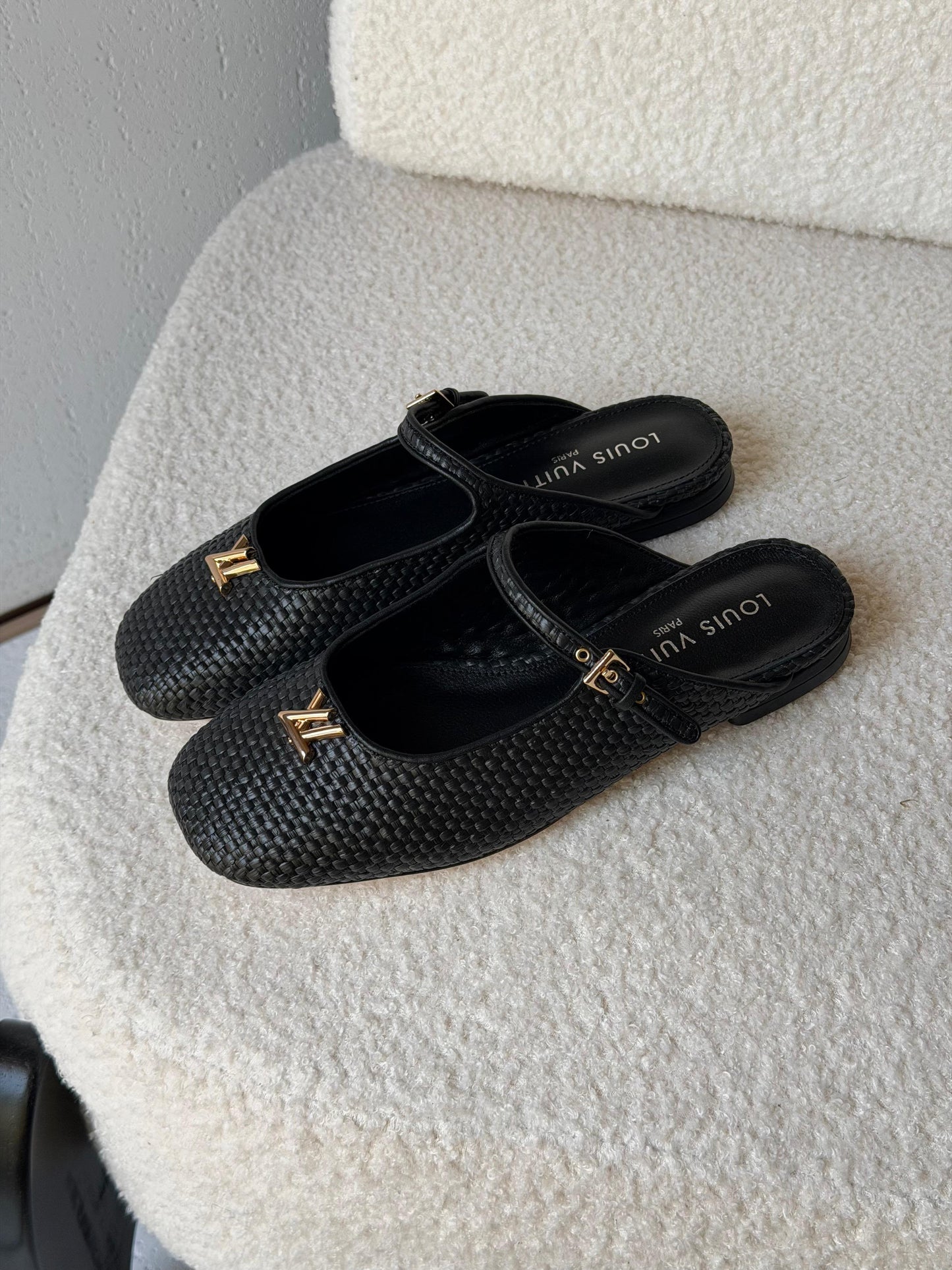 Louis Vuitton Swing Open Back Ballerinas