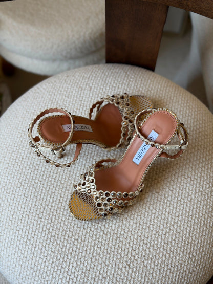 Aquazzura Tequila Embellished Sandals