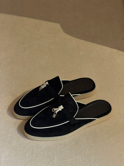 Loro Piana Summer Charms Walk Babouche loafers