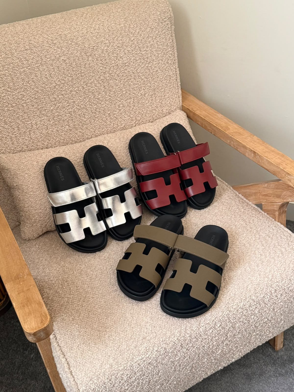 Hermès Chypre techno-sandals