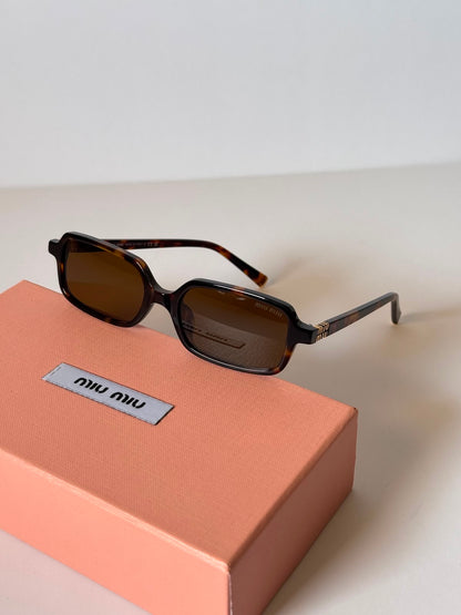 Miu Miu Regard Rectangle Sunglasses