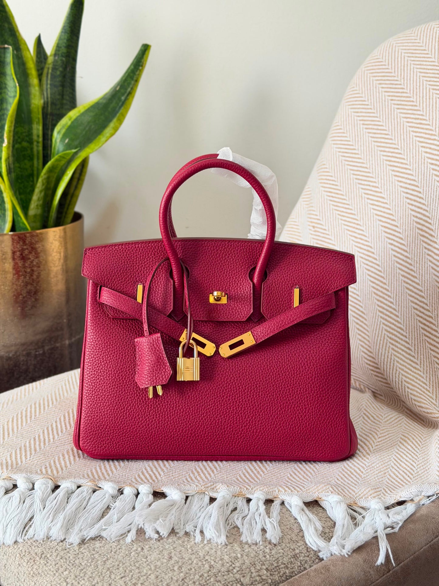 HERMES Birkin 25 full handmade quality
