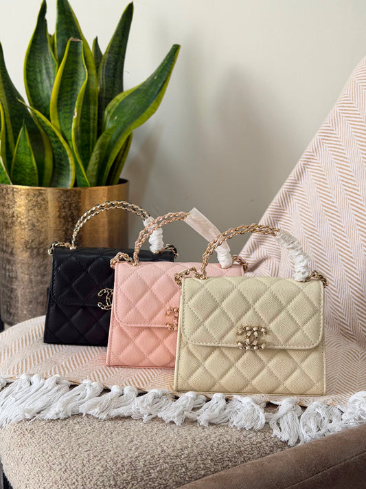 Chanel Mini Flap Bags with Top Handles 15 CM