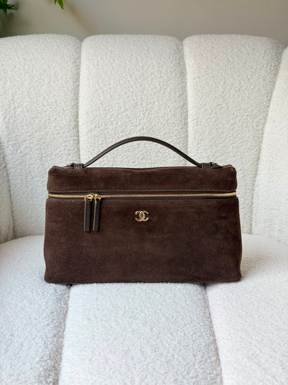 calfskin Chanel vanity case top handle 28 CM