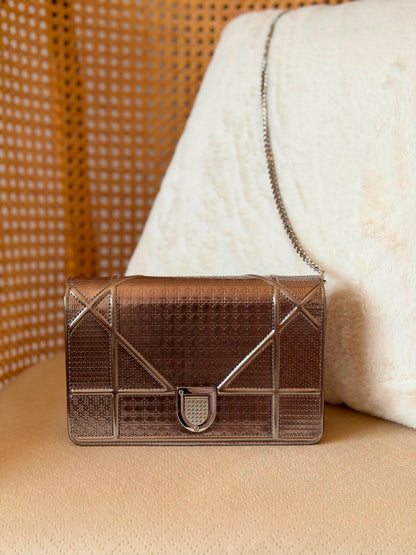 Dior clutch lizard