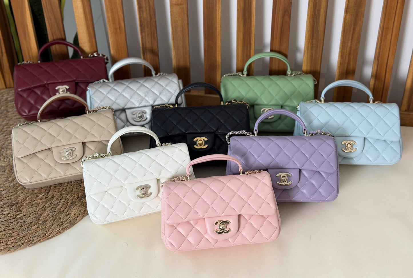 Chanel flap top handle 20 CM
