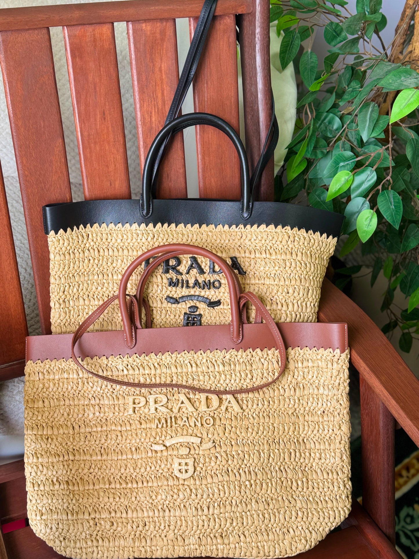 Available Prada beach tote