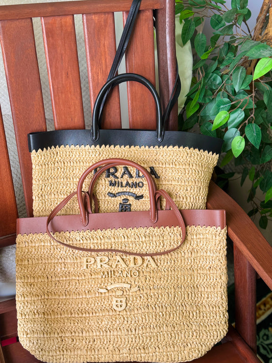Available Prada beach tote