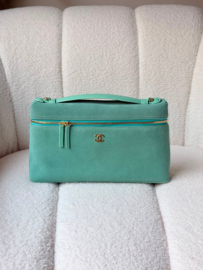 calfskin Chanel vanity case top handle 28 CM