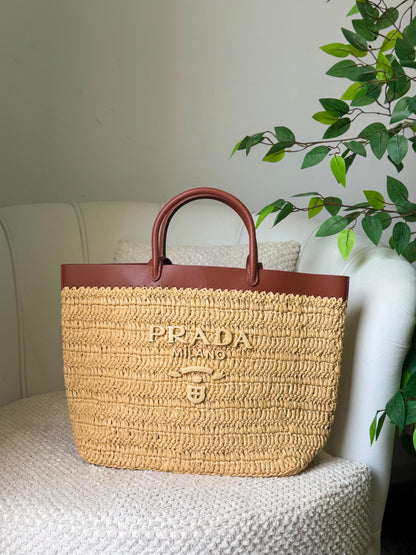 Available Prada beach tote