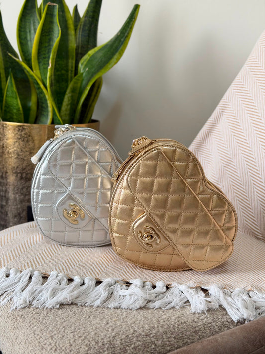 Chanel heart bag 18 CM