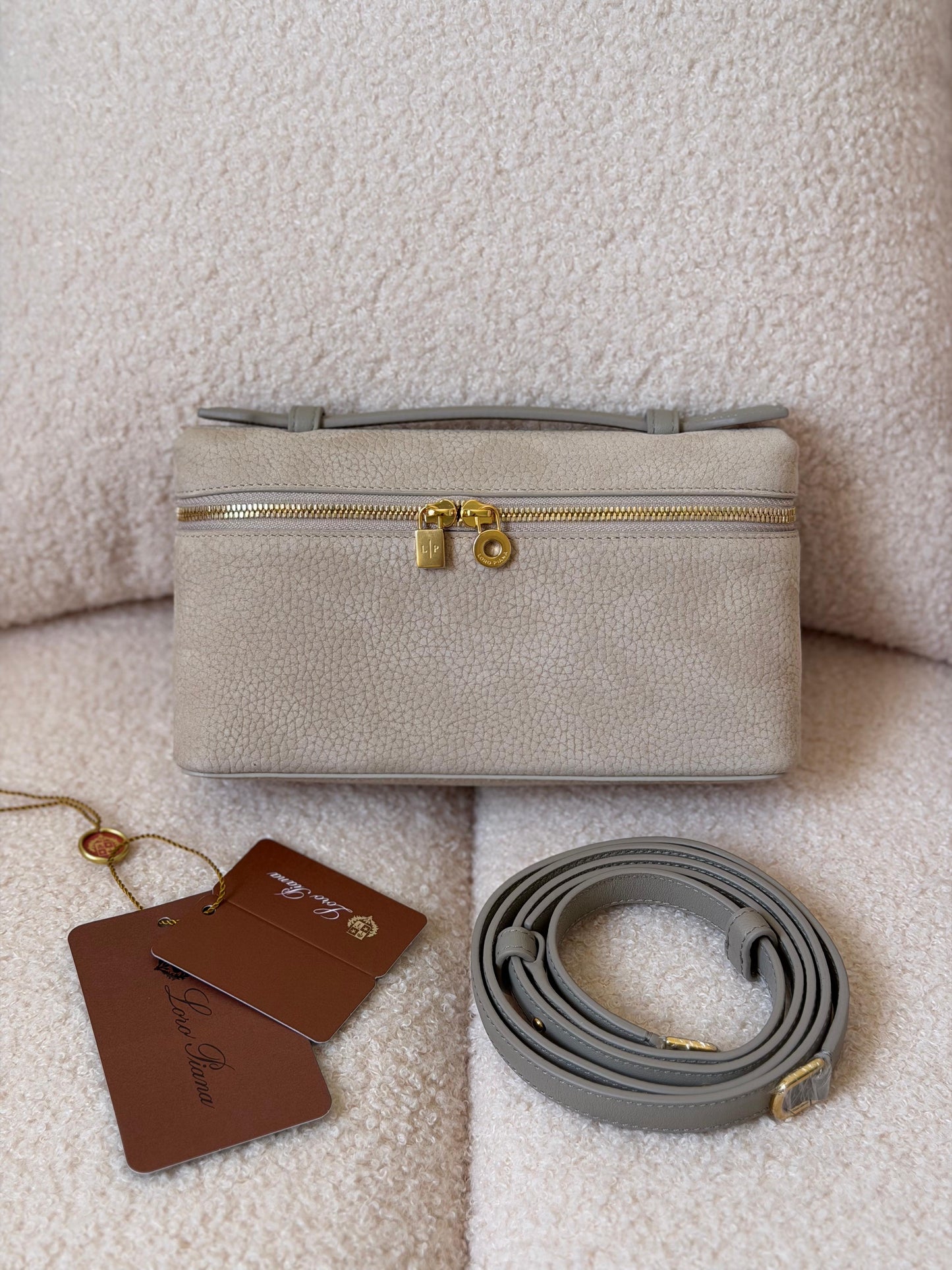 Loro piana LP 19 velvet leather