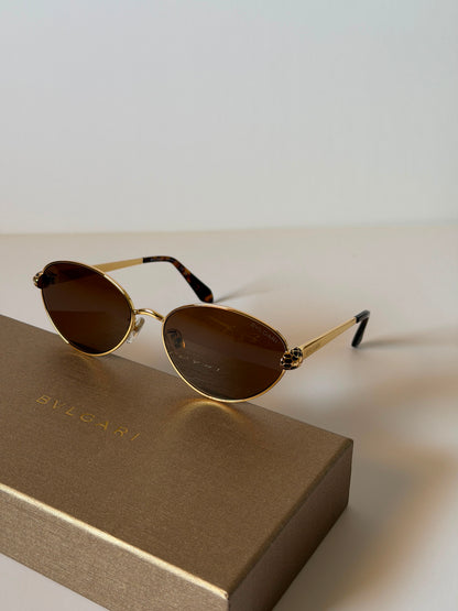 BVLGARI oval sunglasses