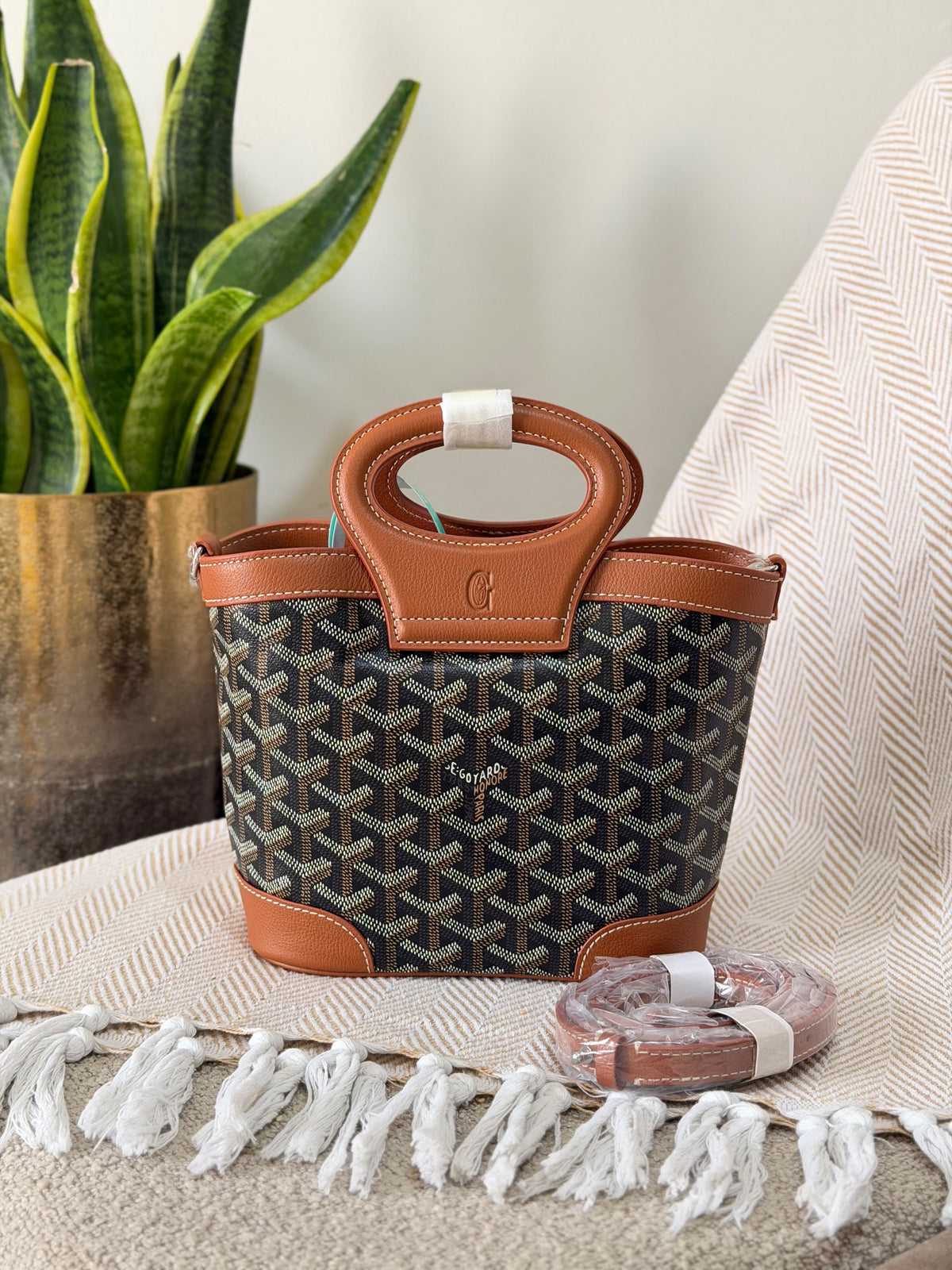 GOYARD beluga mini bag 18.5CM