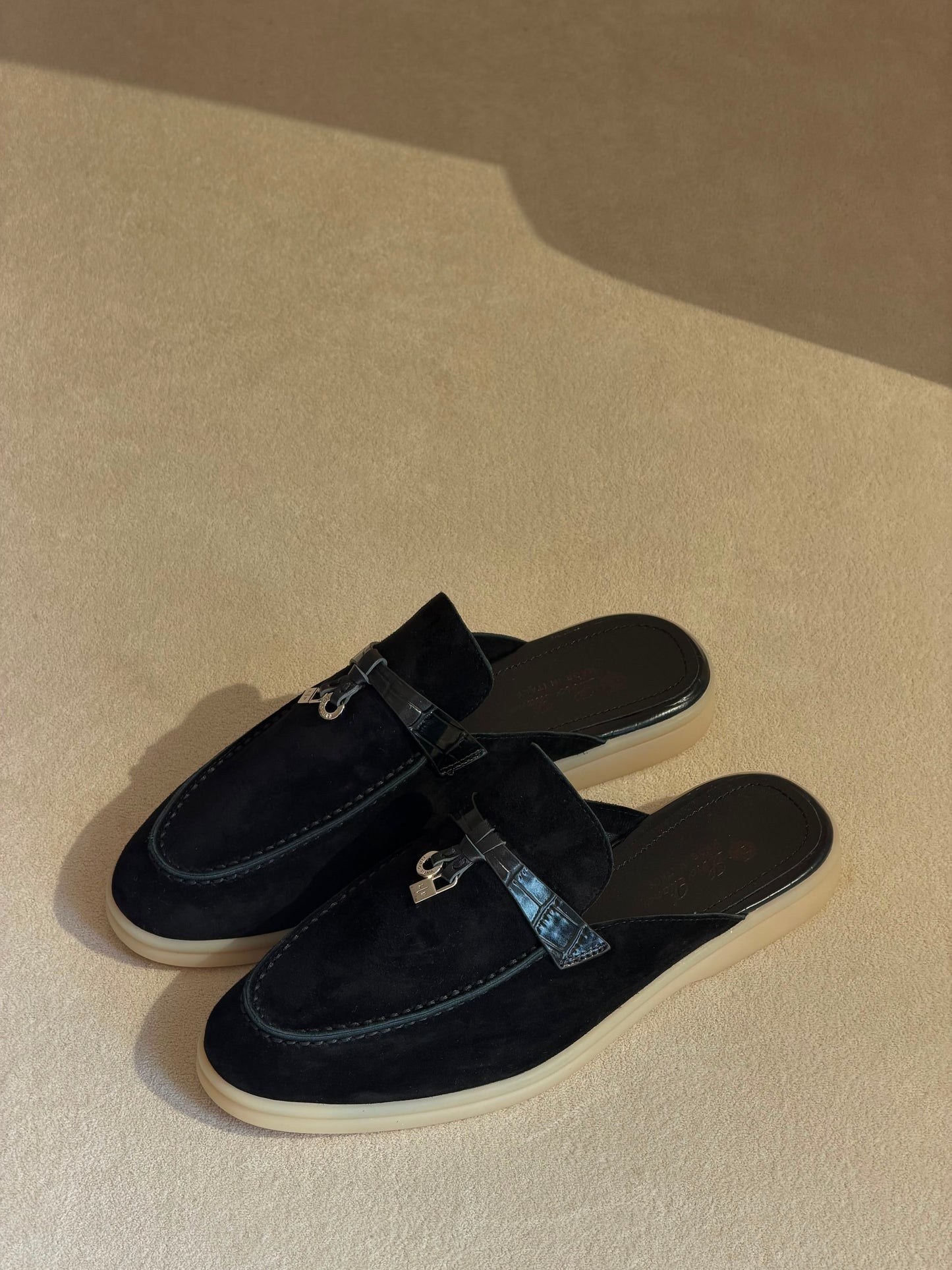 Loro Piana Summer Charms Walk Babouche loafers