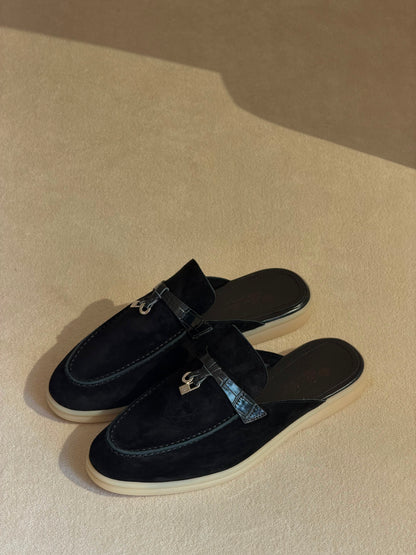 Loro Piana Summer Charms Walk Babouche loafers