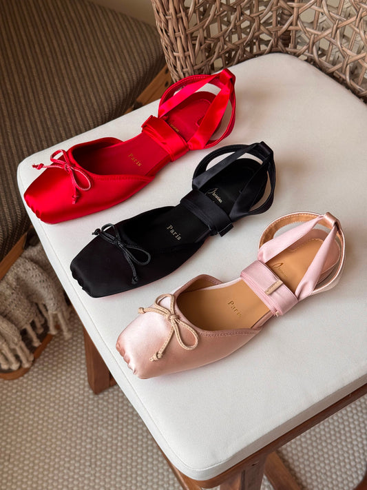 Christian Louboutin Cassia lace-up ballerinas