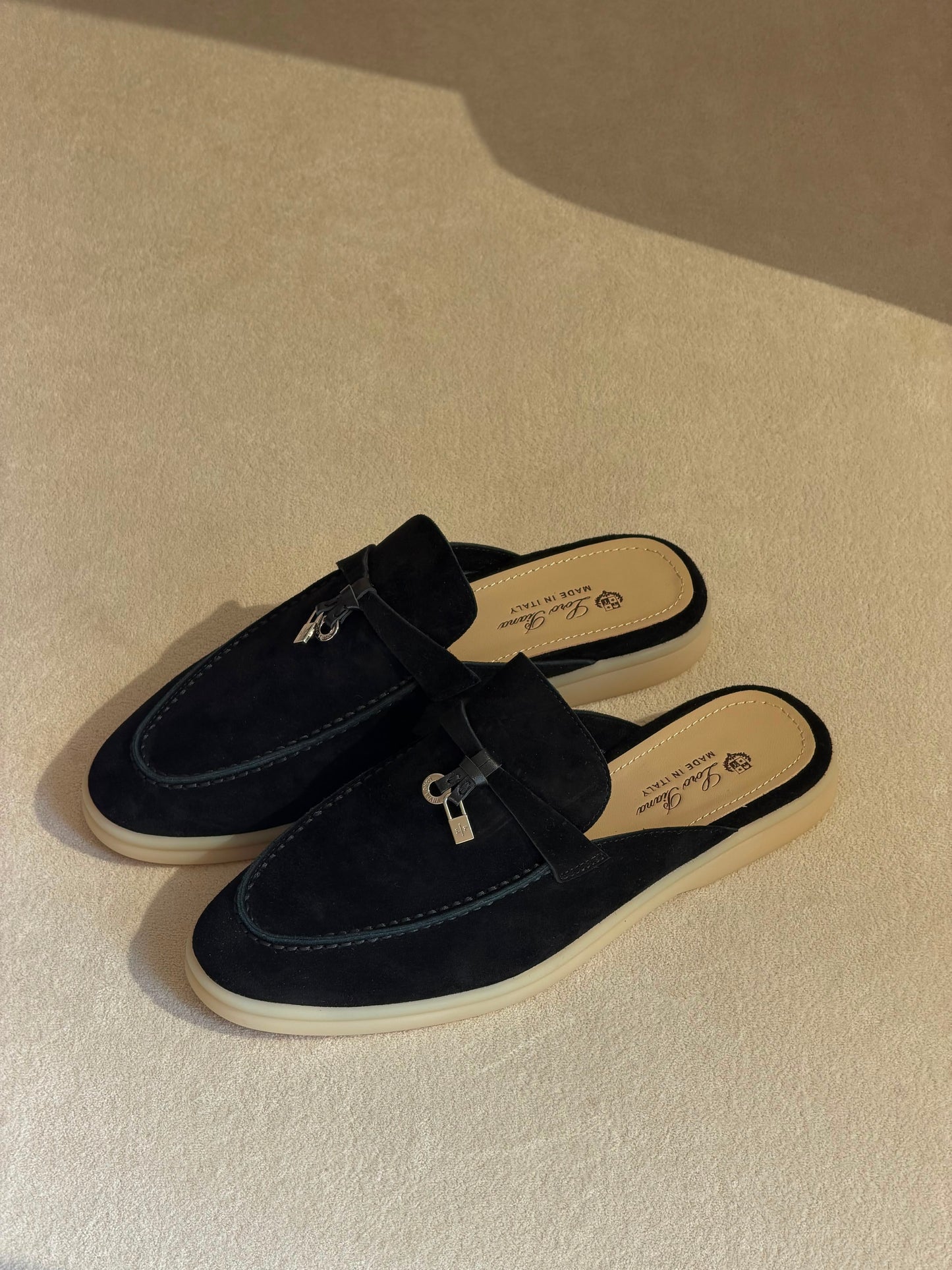 Loro Piana Summer Charms Walk Babouche loafers