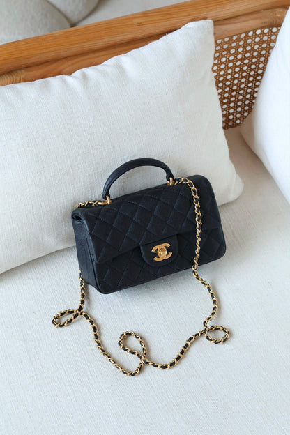 Chanel flap top handle 20 CM
