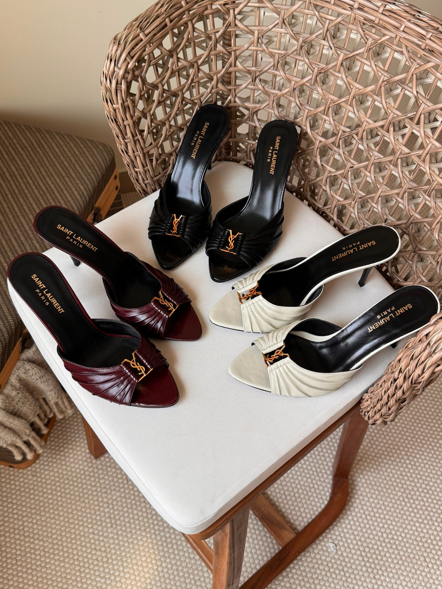 Saint Laurent Babylone mules