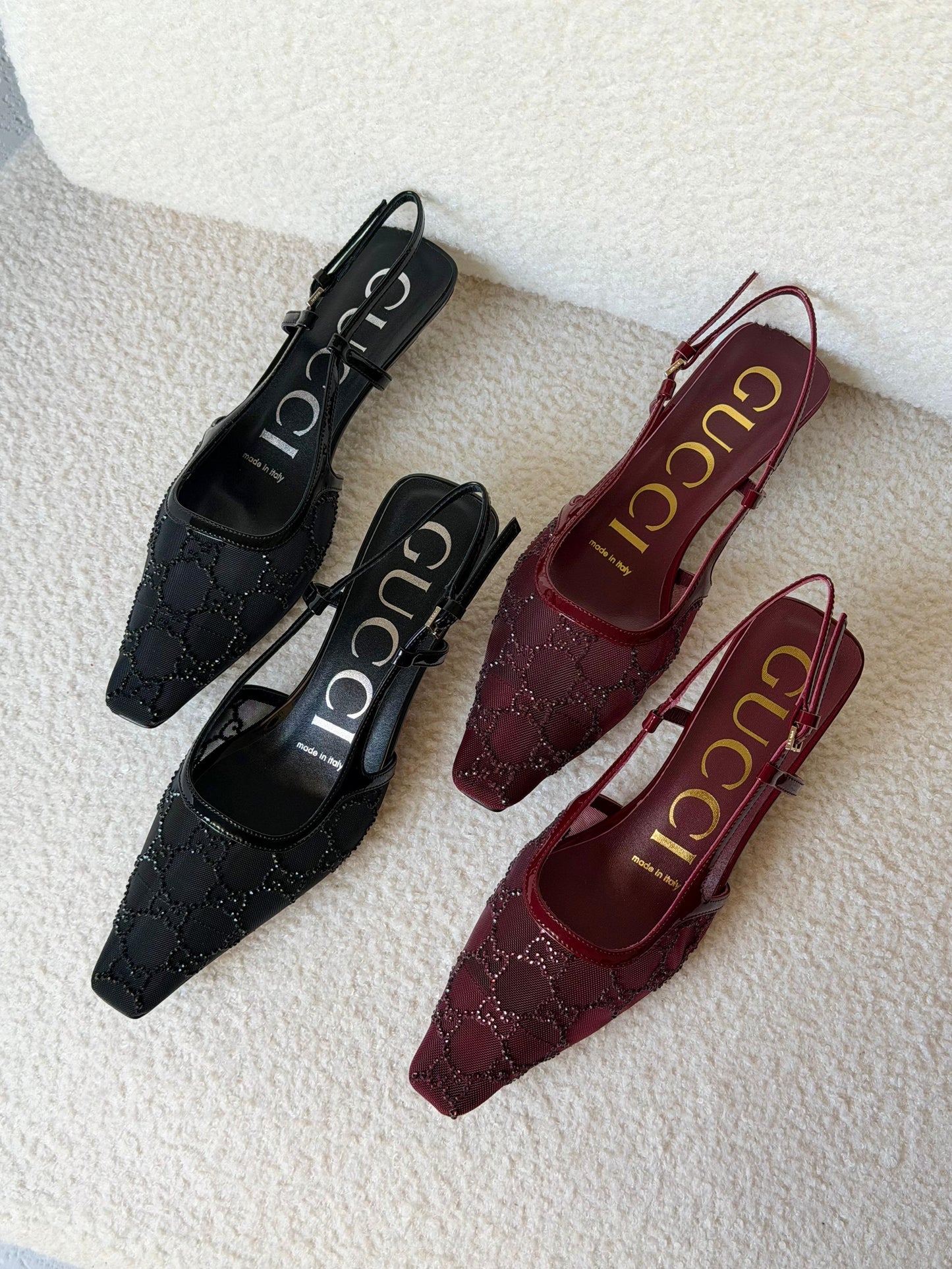 Gucci GG slingback pumps