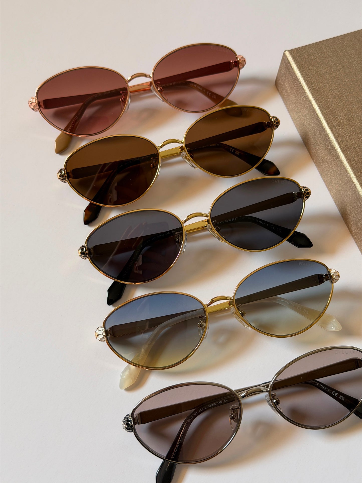 BVLGARI oval sunglasses