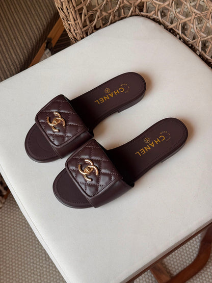 Chanel flap sandals