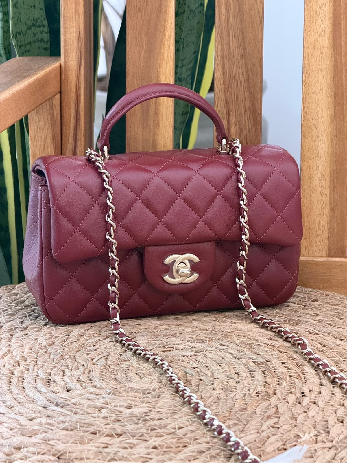 Chanel flap top handle 20 CM