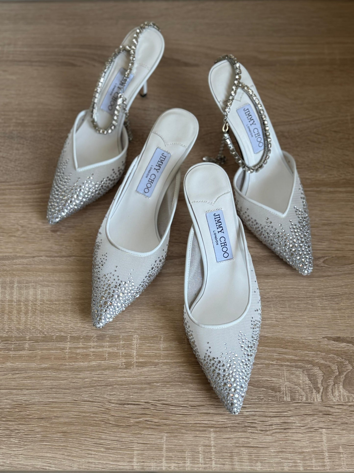 embellished heels from Jimmy Choo