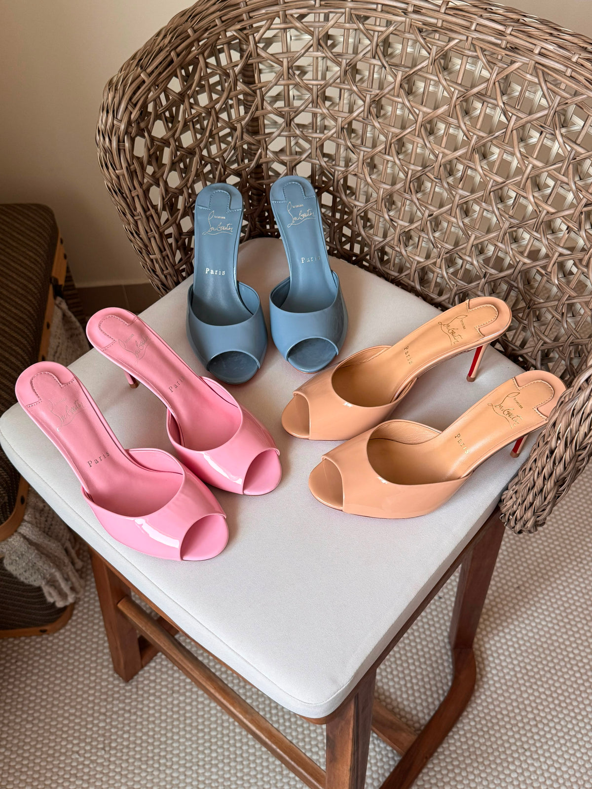 Christian Louboutin "Me Dolly" mules featuring