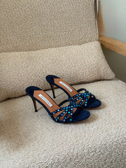 Aquazzura Tequila Suede Sandals