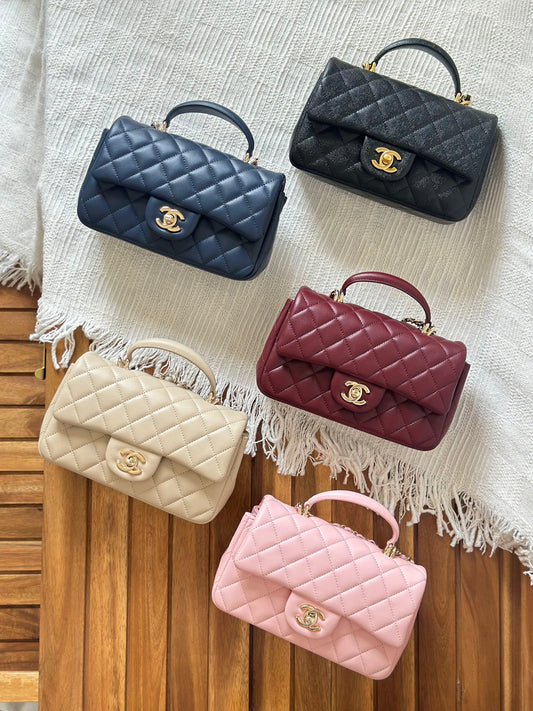 Chanel flap top handle